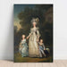 Reprodukcja obrazu Marie Antoinette i jej dzieci w Trianon autorstwa Adolfa Ulrika Wertmüllera