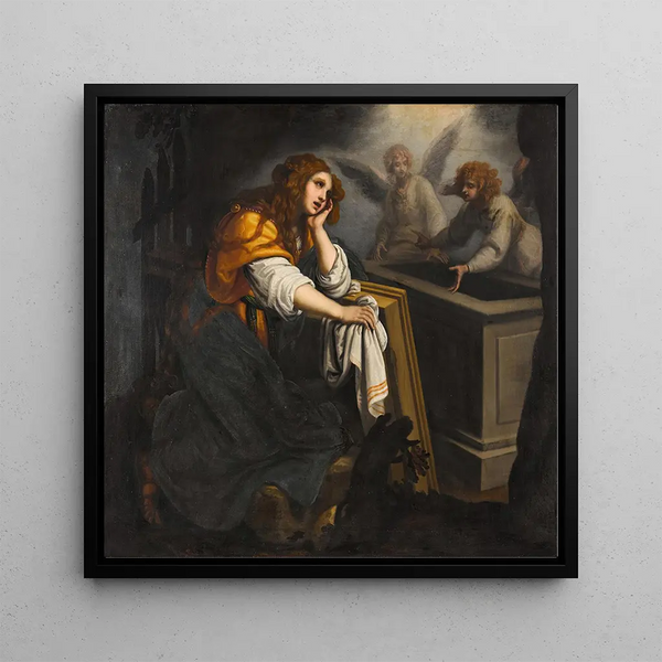 Marie Madeleine au tombeau avec deux anges - Giovanni Biliverti