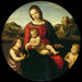 Marie z Dzieciątkiem Janem Chrzcicielem i Świętym Dzieciątkiem Madonna Terranuova - Rafael — aranżacja we wnętrzu