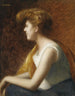 Portret profil młodej kobiety - Marie-Augustin Zwiller — widok dzieła