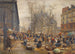Jesień na targu Halles - Marie-François Firmin-Girard — widok dzieła
