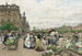 Le Quai aux Fleurs - Marie-François Firmin-Girard — widok dzieła