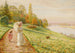 Spacer jesienny - Marie-François Firmin-Girard — widok dzieła
