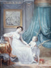 portretu przypuszczalny Madame Marie Alexandre Vincent i jej syna André - Marie-Gabrielle Capet — widok dzieła