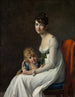 Madame Philippe Panon Desbassayns de Richemont Jeanne Églé Mourgue i jej syn Eugène - Marie-Guillemine Benoist — widok dzieła