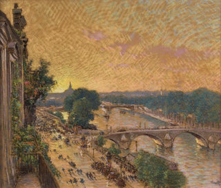 Wrzesień 1914, w kierunku dworca Orsay - Marie-Joseph Léon Clavel Iwill — widok dzieła