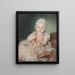 Alexandre Antoine Roslin 1764-1799 g.m. Adélaïde Abraham syn artysty - Marie-Suzanne Giroust — oprawiony obraz na ścianie