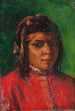 Portret Marokańskiej Kobiety - Marie-Yvonne Laur — widok dzieła