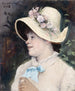 La Parisienne, portret Irmy, modelka w Akademii Julian - Marie Bashkirtseff — widok dzieła