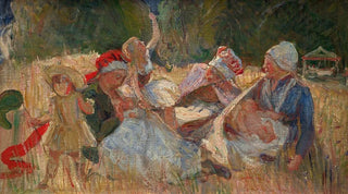 Marie Bracquemond - Peasants and their children.webp