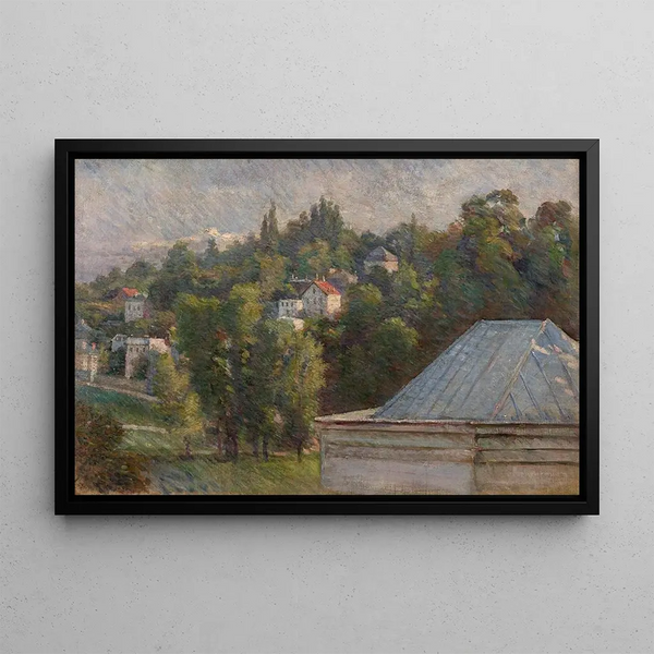 Widok Sèvres - Marie Bracquemond — oprawiony obraz na ścianie
