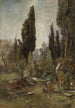 Stary cmentarz - Marie Egner — widok dzieła
