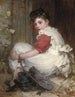 Na progu - Marie Elizabeth Seymour Lucas — widok dzieła