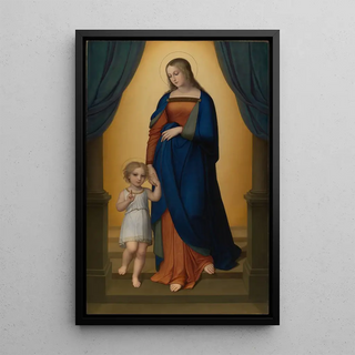 Marie Ellenrieder - Mary holding the hand of baby Jesus.webp
