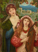 Dzieciństwo świętej Cecylii - Marie Spartali Stillman — widok dzieła