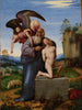 Le sacrifice d'Isaac - Mariotto Albertinelli — widok dzieła
