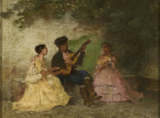 Marius van der Maarel - Scene in a park.webp