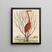 Różowy flamingo Phoenicopterus ruber - Mark Catesby — oprawiony obraz na ścianie