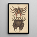 Le Crabe Rocheux Motté Rouge Cancer grapsus - Mark Catesby — oprawiony obraz na ścianie