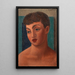 Tête de jeune fille - Mark Gertler — oprawiony obraz na ścianie