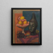 Martwa natura z głową Beninu - Mark Gertler — oprawiony obraz na ścianie