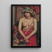 Le chapeau de paille - Mark Gertler — oprawiony obraz na ścianie