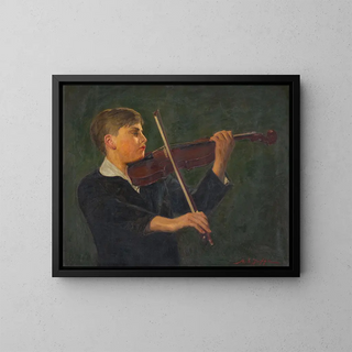 Yehudi Menuhin - Mark S Joffe — oprawiony obraz na ścianie