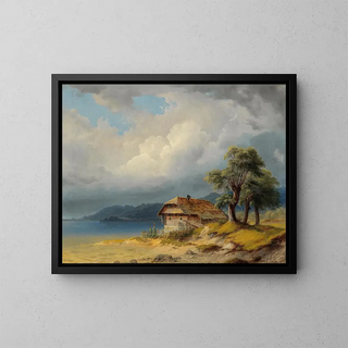 Markus Pernhart - Lake Wrthersee A Fishing Hut.webp