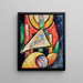 Abstrakcja - Marsden Hartley — oprawiony obraz na ścianie