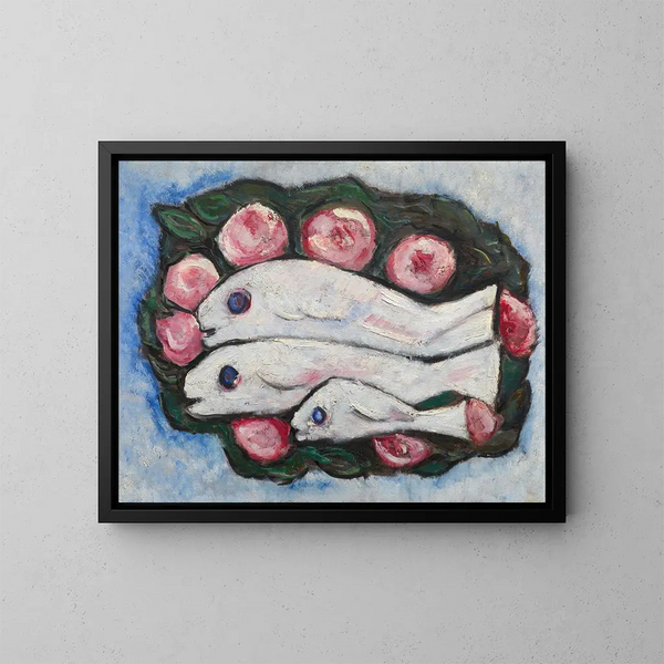 Bankiet w ciszy - Marsden Hartley — oprawiony obraz na ścianie