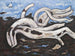 z pływającym drewnem na rzece Bagaduce - Marsden Hartley — widok dzieła