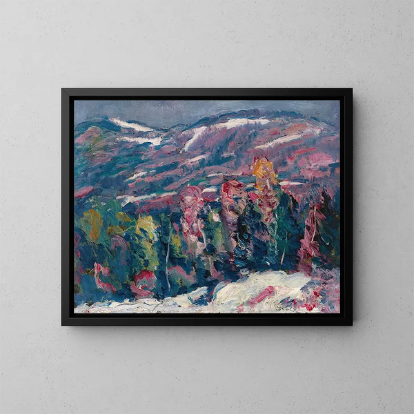 Chanson d'hiver - Marsden Hartley — oprawiony obraz na ścianie