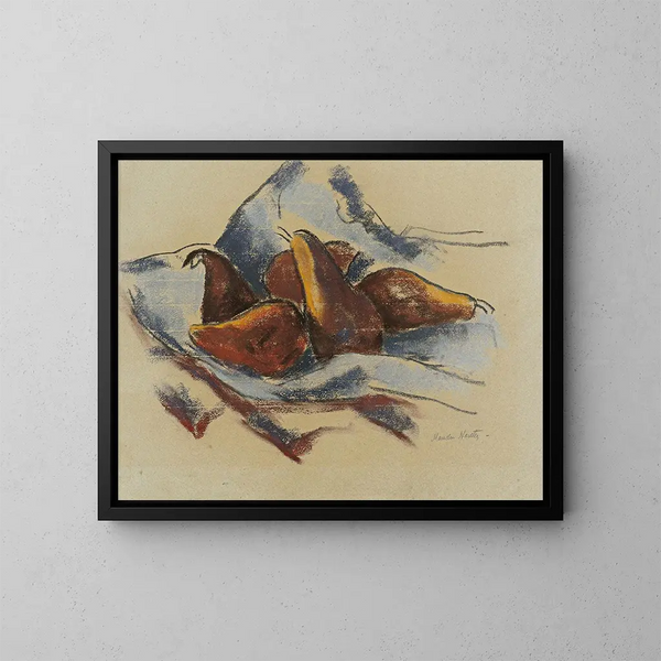 Martwa natura z gruszkami - Marsden Hartley — oprawiony obraz na ścianie