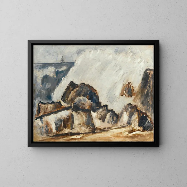 Vague tempête - Marsden Hartley — oprawiony obraz na ścianie
