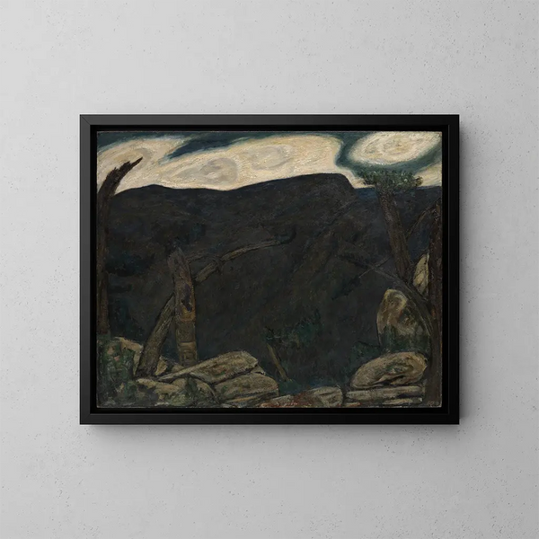 La Montagne Sombre nr 2 - Marsden Hartley — oprawiony obraz na ścianie