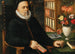 portretu uczonego, prawdopodobnie Carolusa Clusiusa (Karola L'Escluse), Arras 1526-1609, Leyda - Marten Van Valckenborch — widok dzieła