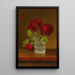 Martwa natura z różami - Martin Johnson Heade — oprawiony obraz na ścianie