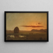 Zachód słońca nad łąkami w Newburyport - Martin Johnson Heade — oprawiony obraz na ścianie