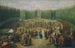 La Pose de la première pierre du temple de la Concorde à Laxenbourg - Martin Knoller — widok dzieła