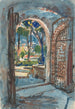 Małe drzwi do S Miniato - Martin Monnickendam — widok dzieła