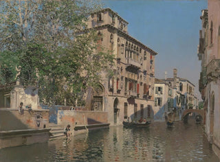 Martin Rico y Ortega - A Canal in Venice.webp