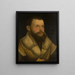 Portret mężczyzny - Martin Schaffner — oprawiony obraz na ścianie