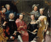 Rodzinna grupa - Martin van Meytens — widok dzieła