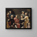 Ulrika Lovisa Tessin, Carl Gustaf Tessin, Erik Sparre, Johan Gabriel Sack, Nils Bielke, Eva Bielke i Hedvig Elisabet Sack - Martin van Meytens — oprawiony obraz na ścianie