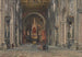 Wnętrza San Giovanni in Laterano, Rzym - Martino del Don — widok dzieła