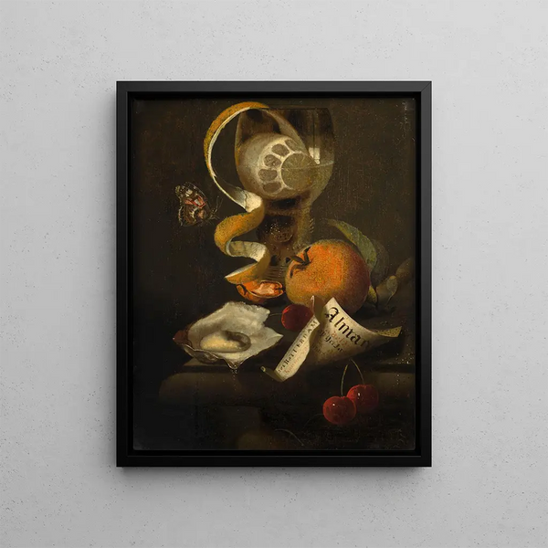 Martinus Nellius - Rmer lemon and almanac on an entablature.webp