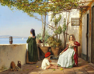 Martinus Rrbye - Loggia fra Procida med figurer.webp