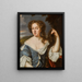 Portret damy - Mary Beale — oprawiony obraz na ścianie