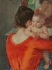 Dziecko Charles patrzy przez ramię swojej matki - Mary Cassatt — widok dzieła