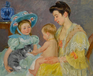 Mary Cassatt - Children Playing with a Cat.webp